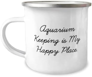 Najbolje čuvanje akvarijuma 12oz kamper šolja, čuvanje akvarijuma je moje srećno mesto, poklon za muškarce