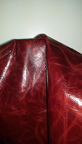 Nat kože Burgundija Cherry Red 12 x12 kožna rezanje ostakljena dva tona mekana presvlaka torba kravlje od prave kravlje kože kožu