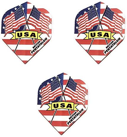 Pentathlon USA Američke zastava Stars & Stripes Amerika 100 Micron Standard Dart Letovi