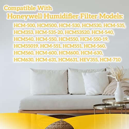 PERTF HUMIDIFIER Wicking filter za zamjenu od 2 paketa za Wicking Filter A, Honeywell HAC 504, HAC 504AW,