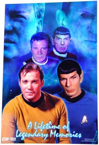 Star Trek Životomije uspomena sa Kirk i Spock Collage 10 x 15 poster photo