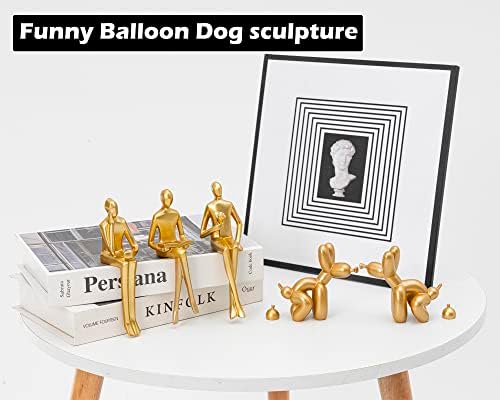 Artconal Pooping balona pas skulptura smiješan čučanj balonski pas sa poopom