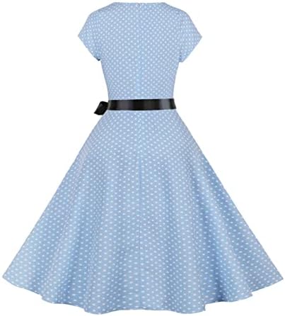 Ženska vintage koktel haljina 1950-ih Retro koktel bez rukava za zabavu bez rukava elegantne dame haljine