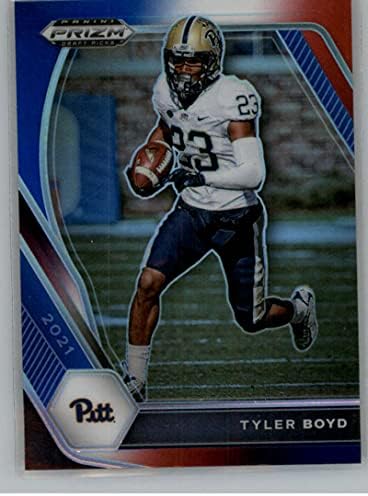 2021 PANINI PRIZM LICKS PRIZMS Crveno bijelo i plavo 38 Tyler Boyd Pittsburgh Panthers Football Trading
