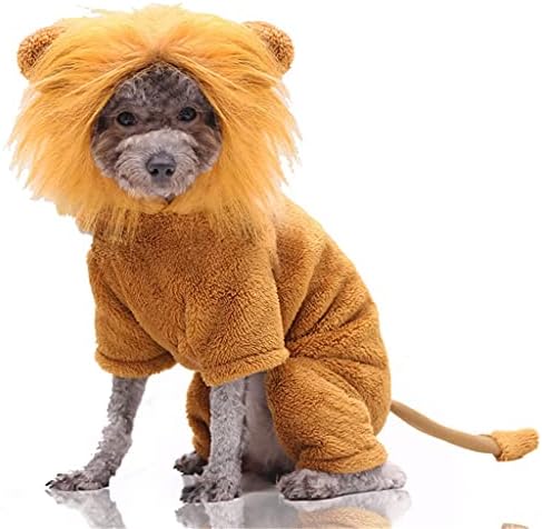 FKSDHDG Halloween kostim kostim toplih pasa Duksevi za male srednje pse Slatki kućni ljubimac Cat Pas Jakna Lion Tiger Cosplay Pet Odjeća za kućne ljubimce