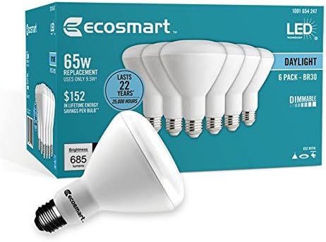 EcoSmart 65-Watt ekvivalentna BR30 LED sijalica sa mogućnošću zatamnjivanja, Daylight