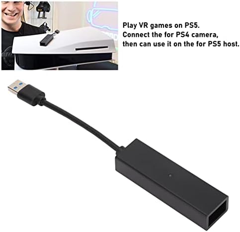 PSVR VR adapter za PS4 / PS5, VR pretvarač koji povezuje kabel PSVR igre Adapter za kameru za PS5 Game Console, za fotoaparat PS4