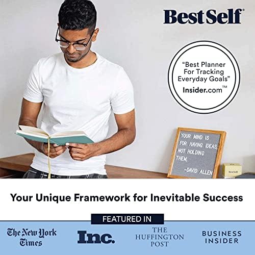 Bestself Self Journass Seaglass - 13-tjedni časopis za planiranje sa alatama i predlošcima produktivnosti,