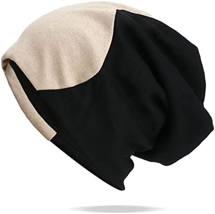Manhong ženski zimski dvostruki sloj u boji blokiranja tople muške i ženske kape modne parove pulover kape
