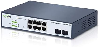 FastCabling Gigabit Web Smart Smart Poe + prekidač, 2 SFP utora, do 30W, IEEE802.3at, 120W Power Budget,