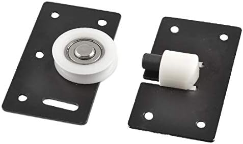 New LON0167 promjer 33 mm Izdvojeno bijeli najlonski točak Pouzdan efikasnost namještaja kliznog vrata