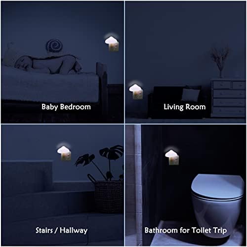 iBetterLife senzor LED gljiva noćno svjetlo Plug-in zid San krevet Soba noćno svjetlo za odrasle djecu slatka