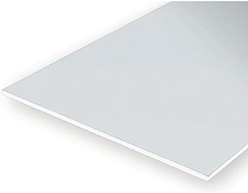 Evergreen 9040 polistirenska društvena igra 150 x 300 x 1,00 mm Pakovanje od 2 bijele boje