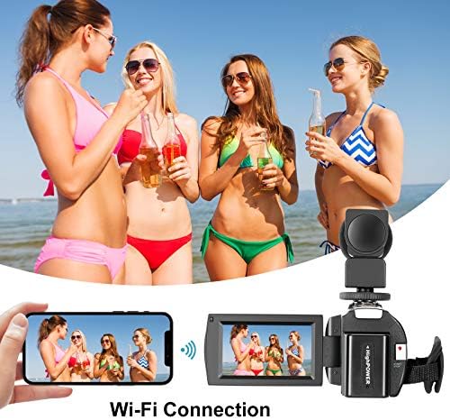 LKX 4K video kamera Kamkorder ultra HD 48MP 60FPS WiFi vlogging kamera za YouTube 16x digitalni zum noćni
