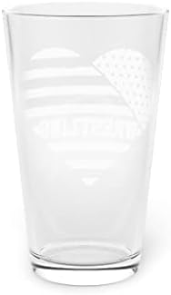 Pivo Glass Pint 16oz novost Grapplers borba Retro America Nacionalni Banner Urnebesna Grapple Default naslov