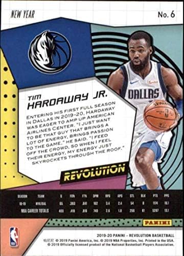 2019-20 Panini Revolution Kineska nova godina 6 Tim Hardaway Jr. Dallas Mavericks NBA košarkaška trgovačka