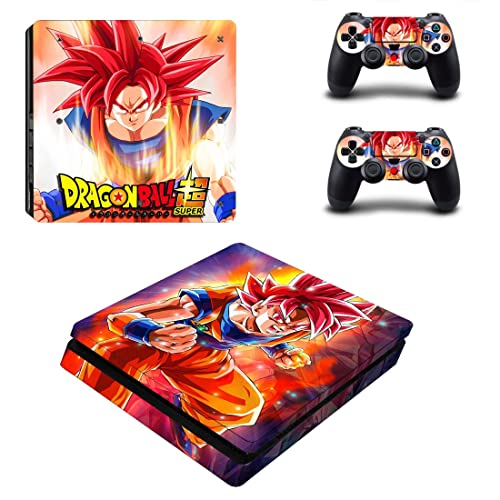 Anime Drago i VIP baloni Son Goku, Vegeta, Super Saiyan PS4 ili PS5 skin naljepnica za PlayStation 4 ili