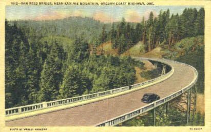 Autoput Oregon Coast, Oregon razglednica