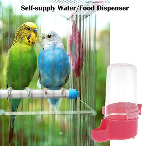 Automatska hranilica za ptice Pojilica za kućne ljubimce zalihe za ishranu ptica za hranilicu za ptice u kavezu za vodu za flašu za piće