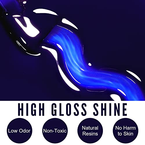 YOKE FELLOW Gel lak za nokte, 10 ml tamnoplave potopite LED elegantnu plavu jednobojnu gel lak za nokte