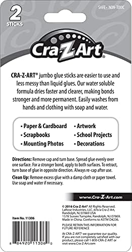 CRA-Z-Art Jumbo zalijepi za pranje, 2-brojanje