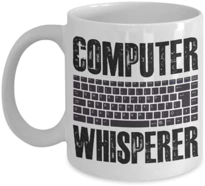 Šolja za kafu Computer Whisperer | šolja za kafu za tehničku podršku / poklon za IT podršku / smiješni poklon