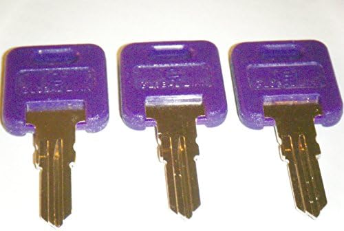Global Link G385 ključevi RVs Prikolica za kampere ključ rez na ključ / Broj zaključavanja G385 tri 3 ljubičasta
