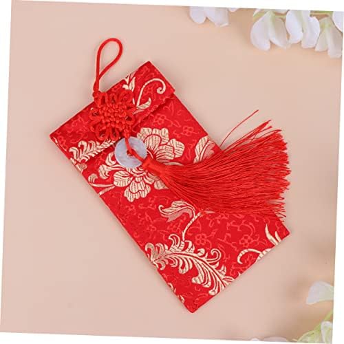 STOBOK 3kom vjenčanje godina poklon torbica platnene koverte zalihe crveni rođendan rep torbica Lucky nakit