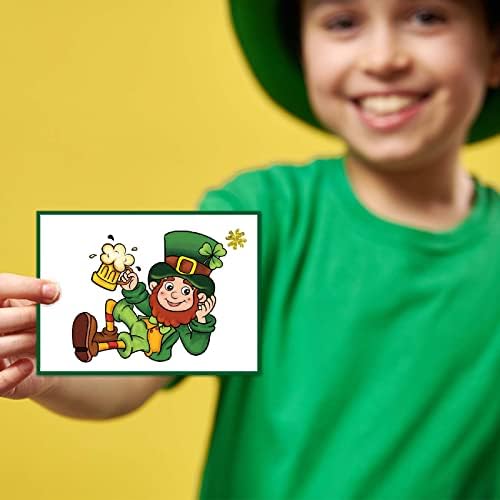 Globleland Happy St. Patrick Day's Theme Clear Maims i Die Cuts ELF djetelinska karata Silikonske žigove