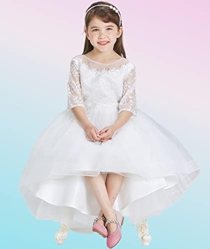 Spessers Girls Toddler / Little Kid Selena Mary Jane Ballerina Flat cipele za svadbenu zabavu