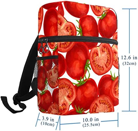 VBFOFBV ruksak za ženske pantalonske bakfa za laptop za žene Putovanje casual torba, crveno povrće paradajz