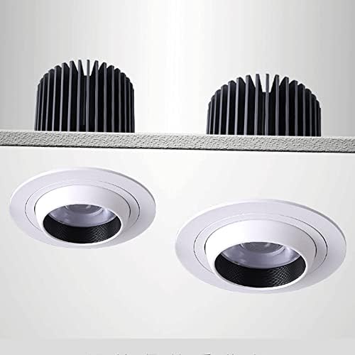 ZTDWYZY LED Flush Mount Stropni svjetlo Aluminij Antiminirajuća ploča protiv hrđeg hladnjaka Podesivi ugao