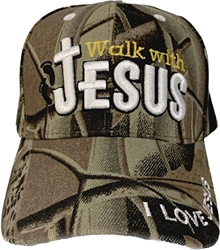 Black Duck brend vezena šetnja sa Isusom podesivom bejzbol kapom-dostupno je više boja
