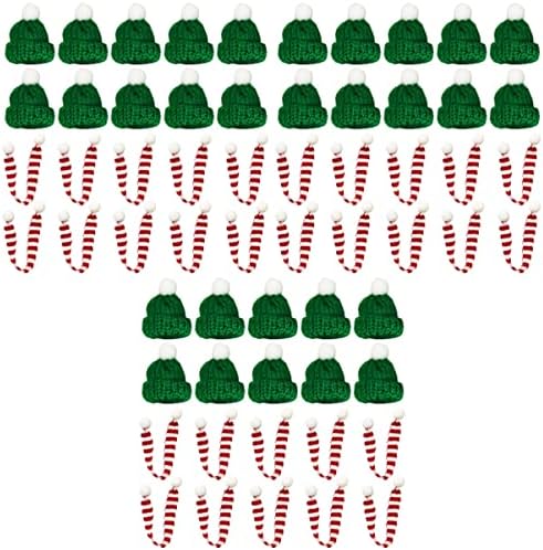 Aboofan 60 kom držač jedinstveni stol zelena čaša Božić boce Cm : Mini ukrasi kao držači zanatskih igračaka
