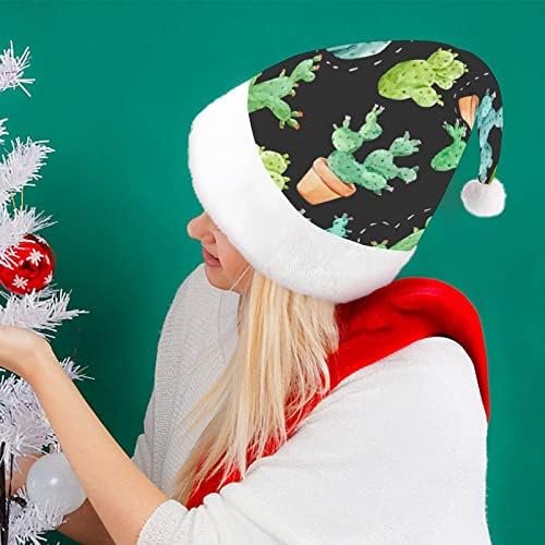 Akvarel Cactus Božić kape Bulk odrasle kape Božić šešir za odmor Božić potrepštine