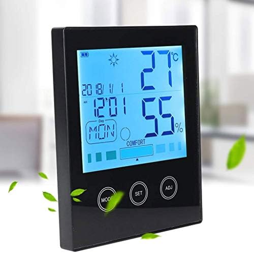 Wxynhhd Digitalni higrometar termometar, mjerači vlažnosti Monitor Indikator mjerača Temperature prikaz