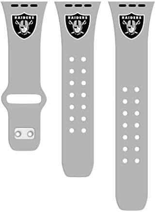 Vrijeme igre Las Vegas Raiders Silicone Sport Watch Band kompatibilan sa Apple Watch-om
