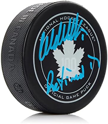 Wendel Clark potpisao Toronto Maple Leafs 100 season Pak-Autogramed NHL Paks