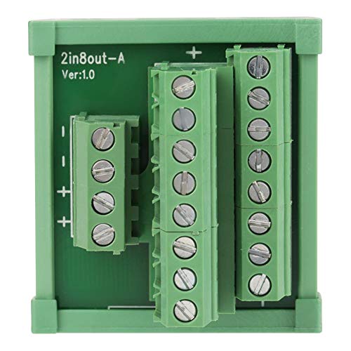2 u 8 izlazni modul terminalnih blokova, 2,2 x 1,93 x 1,81 inča DIN šina i ploča za montiranje modul za