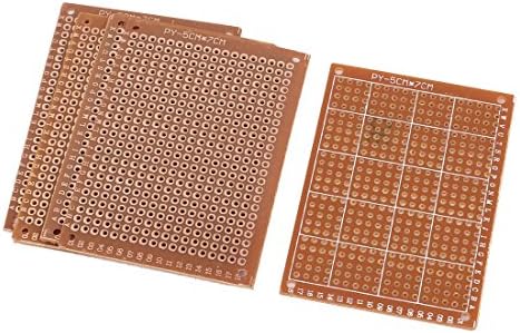 Aexit 5 kom. Prototiping ploče Jednostrana prototipa Univerzalna PCB ploča za ispis 5 x Ploče za prototipiranje