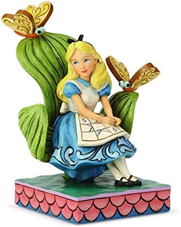 Enesco Disney Tradicije Jim Shore Alice in Wonderland Figurica, 5,43 inča, višebojna