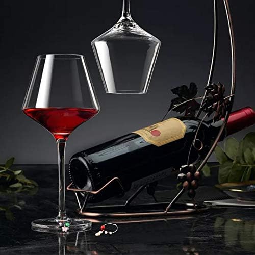 Doitool Yule Decor 6kom čaša za vino čari šampanjac flauta identifikacijski Marker zabava gost čaša za vino
