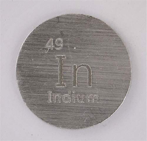 Indij 24,26 mm metalni disk za sakupljanje ili eksperimente