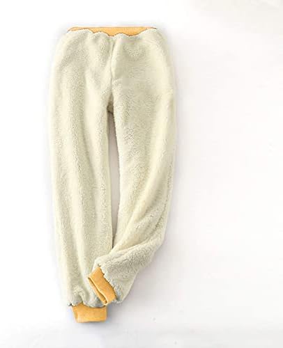 Y2K Dukset za žene Ležerne prilike sa labavim pidžamom Fleece Sherpa Postrojene pantalone za srce Print