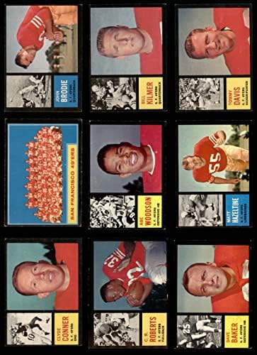 1962 TOPPS San Francisco 49ers Team Set San Francisco 49ers VG / EX + 49ers