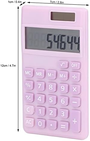 Kalkulator, 8-znamenkasti solarni kalkulator dvostruke energije ručni džepni kalkulator sa velikim LCD ekranom,