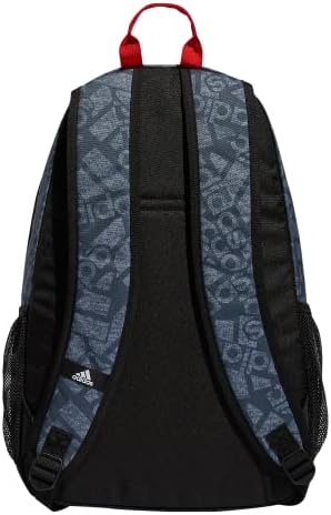 Adidas Foundation 6 ruksak, Adi Collage dres Onix-Siva / Crna / živopisno Crvena, jedne veličine