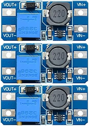 WWZMDiB 3kom MT3608 2a DC-DC Converter 2-24V do 5-28V podesivi modul za pojačanje