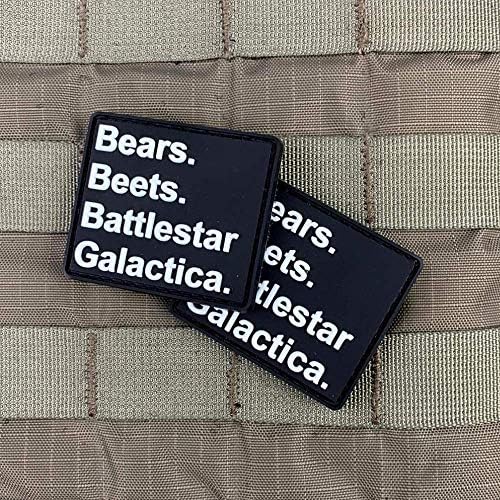 Nasilna mala 'medvjedi repe Battlestar Galactica' PVC MORALE PATCH - Ured
