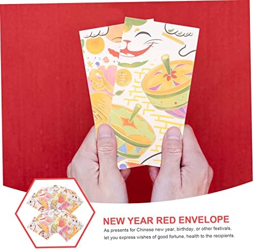 BESTOYARD 12kom japanski stil crvena koverta japanski pokloni Kineski pokloni dekorativne koverte Kineski